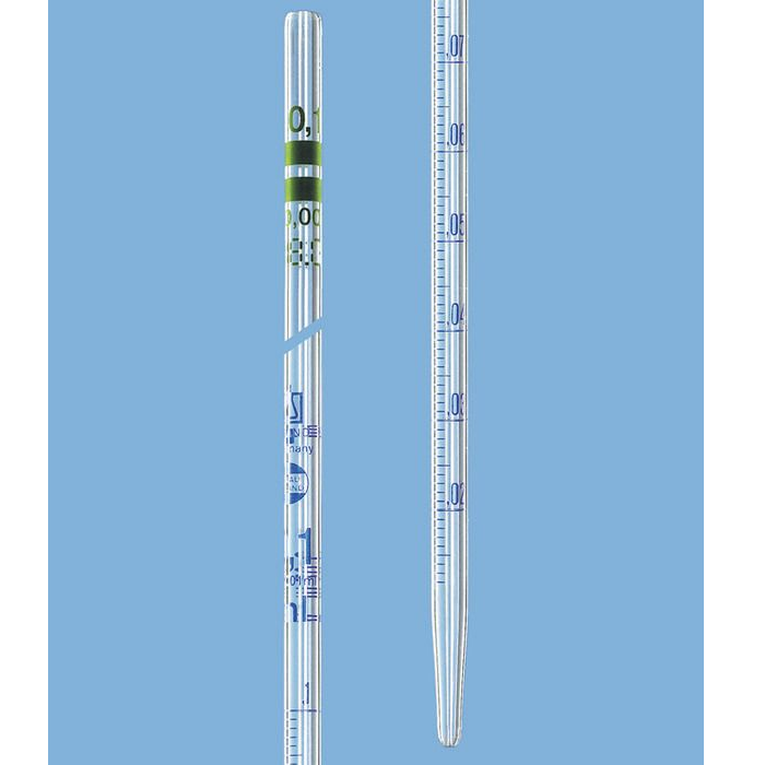BRAND™ Graduated Pipettes, BLAUBRAND®, Type Graduated To Contain, 0.2 ml