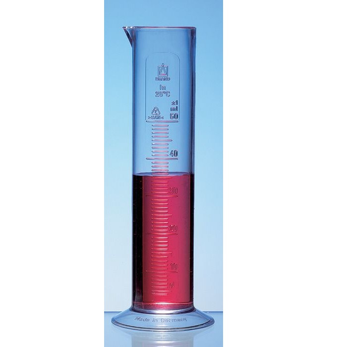 BRAND™ Graduated Cylinders, Short Form, PP, 500 ml