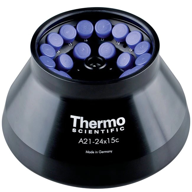 Thermo Scientific™ A21-24 x 15c Fixed Angle Rotor, For Sorvall LYNX 6000 and 4000 Superspeed Centrifuges