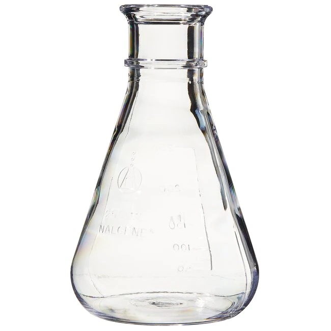 Nalgene™ Polycarbonate Erlenmeyer Flasks, 250 mL, Closure: Stopper No. 6, Case of 12
