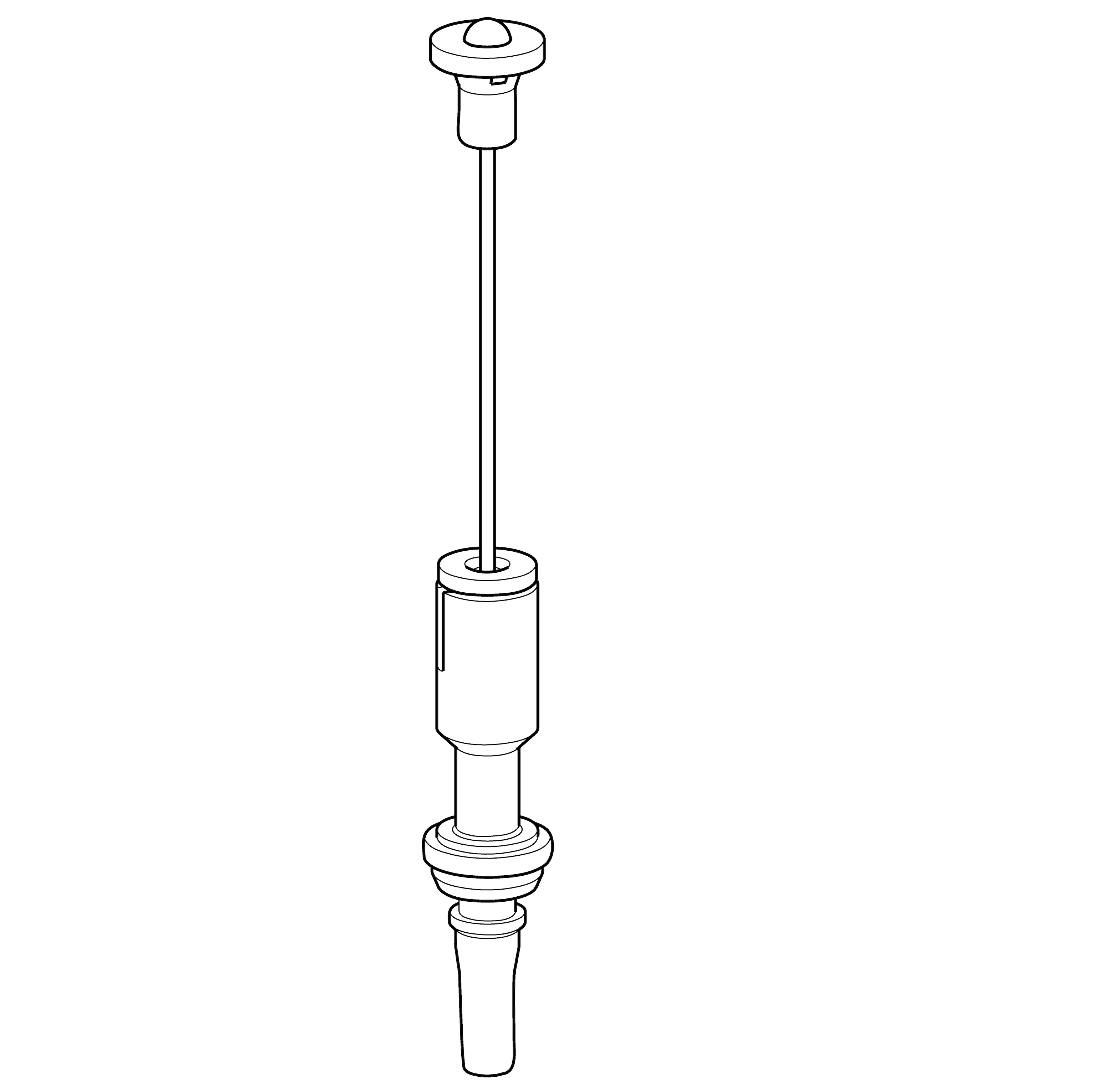 Eppendorf, Replacement channel for multi-channel lower parts, includes piston, cylinder, tip spring, O-ring, 300 µL, color code: orange, for multi-channel 30 – 300 µL, For Eppendorf Reference® 2