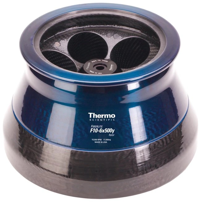 Thermo Scientific™ Fiberlite™ F10-6 x 500y Fixed-Angle Rotor, For Jouan KR22i Centrifuges