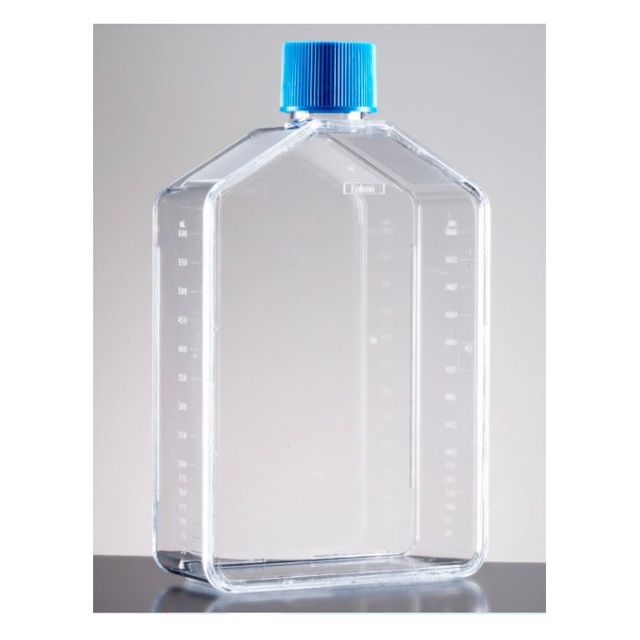 Falcon® Rectangular Straight Neck Cell Culture Flask With Plug Seal Cap, 175 cm²