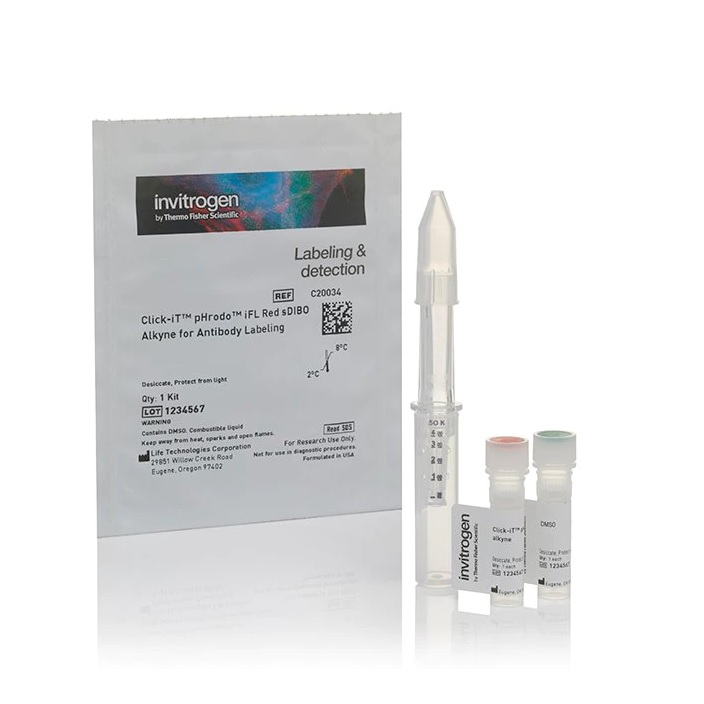 Invitrogen™ SiteClick™ sDIBO Alkyne Kits for Antibody Labeling, pHrodo™ iFL Red, 1 Each
