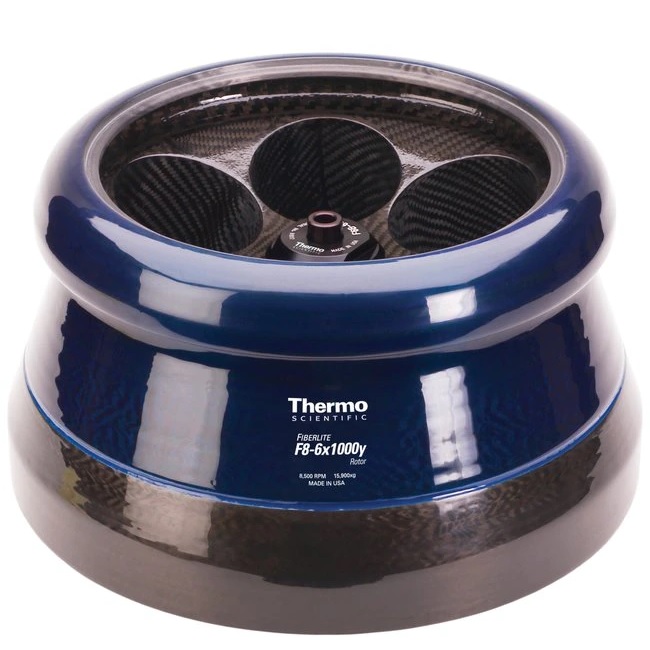 Thermo Scientific™ Fiberlite™ F8-6 x 1000y Fixed-Angle Superspeed Rotor, For Sorvall Evolution RC Superspeed Centrifuges