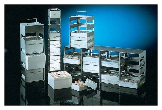 Thermo Scientific™ CryoBox™ Freezer Racks, Vertical, 4 CryoBoxes/Rack, Case of 4