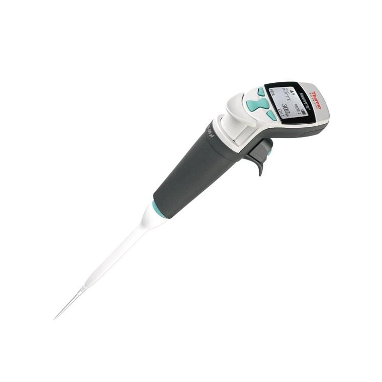 Finnpipette™ Novus Electronic Single-Channel Pipettes, 5 to 50 μL, Turquoise, Finntip 50