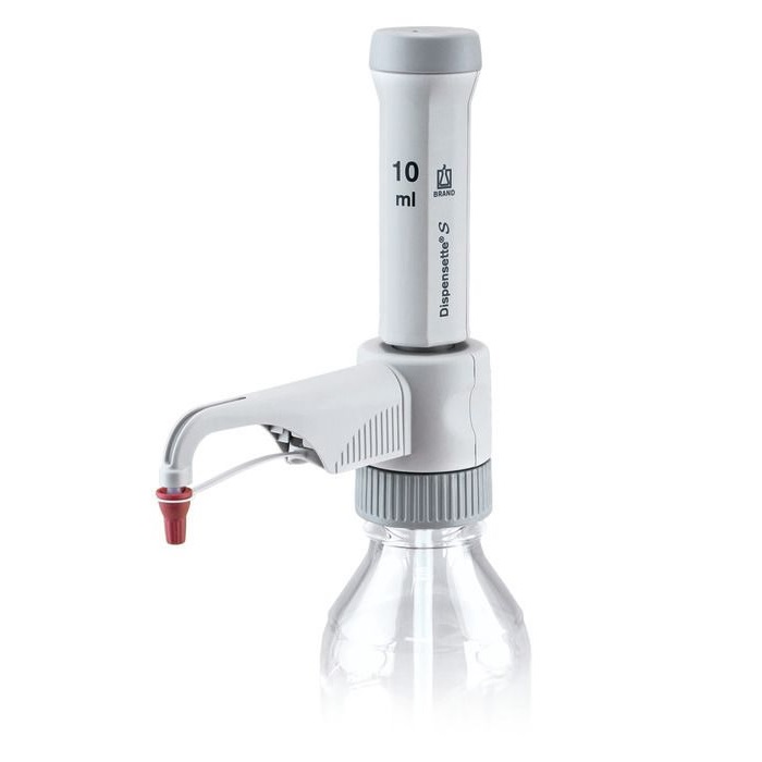 Bottle-top Dispensers Dispensette® S, Vixed-volume, DE-M, 10 ml, Without Recirculation Valve