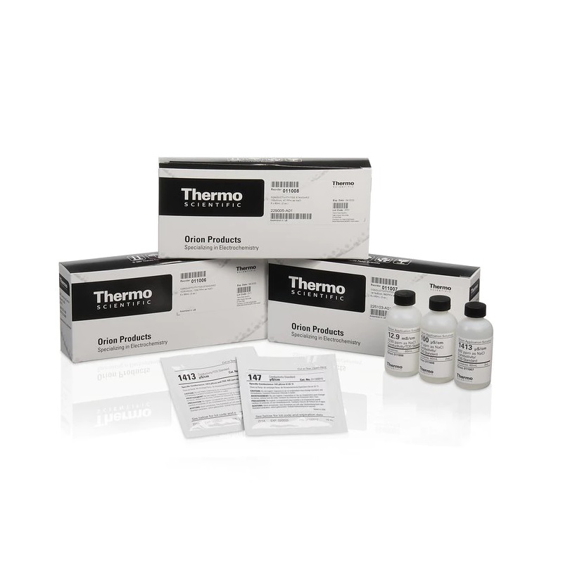 Thermo Scientific™ Orion™ Conductivity Standards and Solutions, Conductivity 111.9mS/cm, Pack of 10