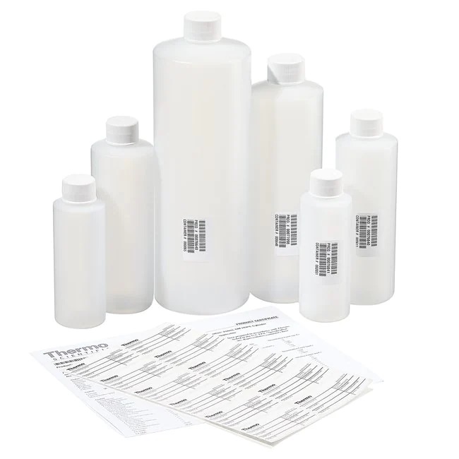 Thermo Scientific™ HDPE Cylinder Round Bottles, Certified, 250 mL