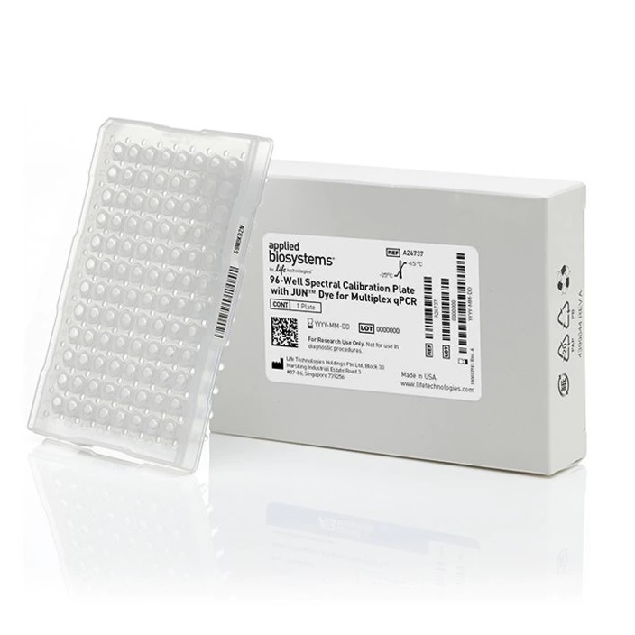 Applied Biosystems™ JUN™ Dye Spectral Calibration Plate for Multiplex qPCR, 96-well