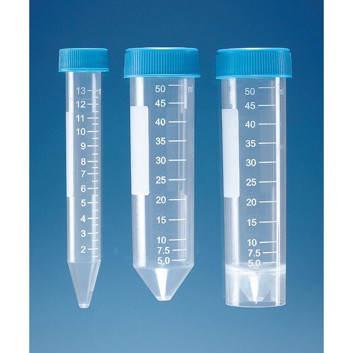 BRAND™ Centrifuge Tubes, PP, With Screw Cap, 15 mL, Without Base, Y-sterilized