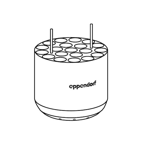 Eppendorf Adapter, For 20 Round-bottom Tubes 9 mL, for Rotor S-4-104, Rotor S-4x1000 round buckets and Rotor S-4x750