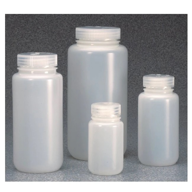 Nalgene™ Wide-Mouth HDPE IP2 Bottles with Closure: Bulk Pack, 500 mL, Case of 125