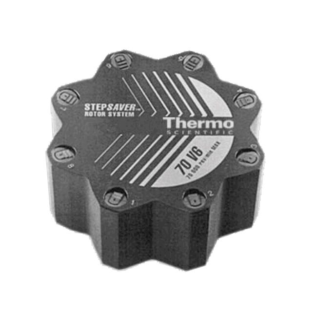 Thermo Scientific™ StepSaver™ 70V6 Vertical Rotor, 8 x 6 mL, For Sorvall™ WX ultraCentrifuges