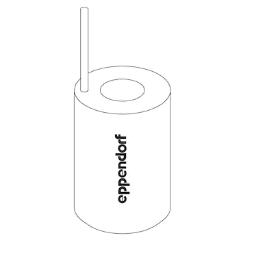 Eppendorf Adapter, for 1 Eppendorf Tubes® 5.0 mL, 17 mm × 60 mm, for 100 mL round bucket in Rotor A-4-38, 2 pcs.
