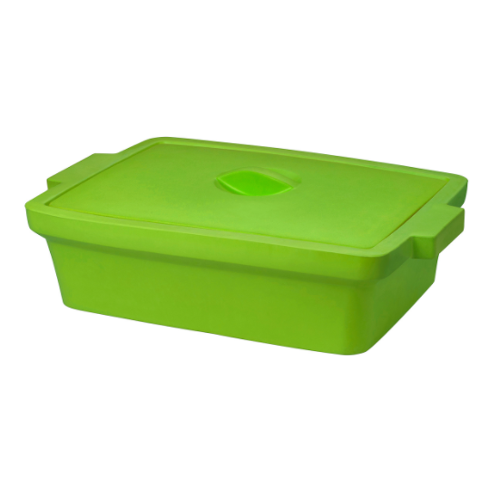 Corning® Ice Pan, Rectangular with Lid, Maxi 9L, Lime Green