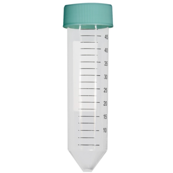 Axygen® 50 mL polypropylene (PP) Centrifuge Tubes, Conical bottom with Screw Cap, Racked, Sterile