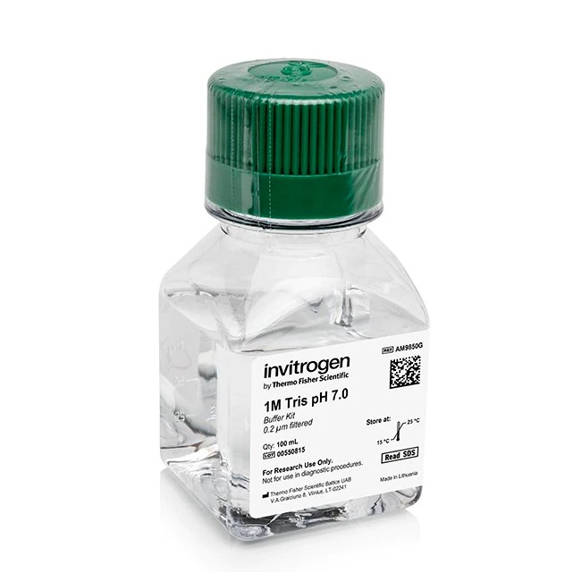 Invitrogen™ Tris (1 M), pH 7.0, RNase-free, 100 mL