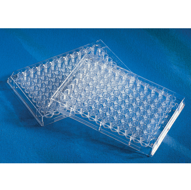 Corning® Half Area 96-well Clear Flat Bottom UV-Transparent Microplate, Without Lid, Nonsterile