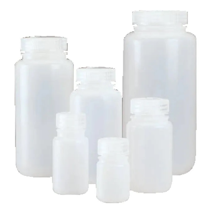 Nalgene™ Wide-Mouth LDPE Bottles with Closure, 60 mL, Case of 72