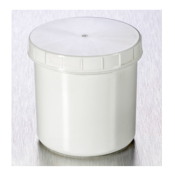 Corning® Gosselin™ Pot, 125 mL, White PP, White Screw Cap, Assembled