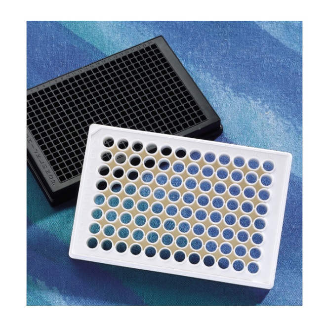 Browse Corning® 96 Half Area Well Flat Clear Bottom Black Polystyrene TC-treated Microplates, with Lid