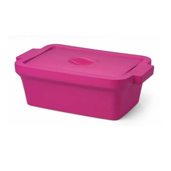 Corning® Ice Pan, Rectangular with Lid, Midi, 4L, Pink
