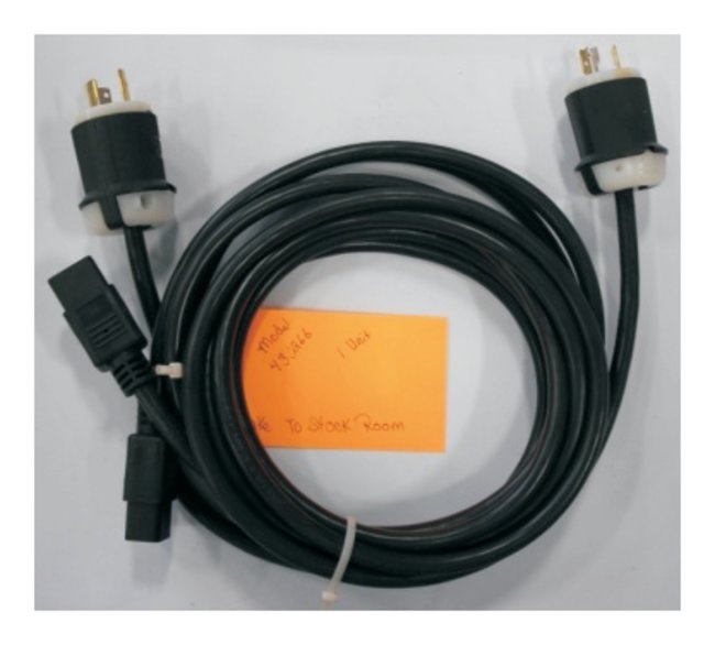Thermo Scientific™ Alternate Cord and Plug Options for Ultra-Low Temperature Freezers, 230V/15A Twist Lock Plug (NEMA L6-15P)