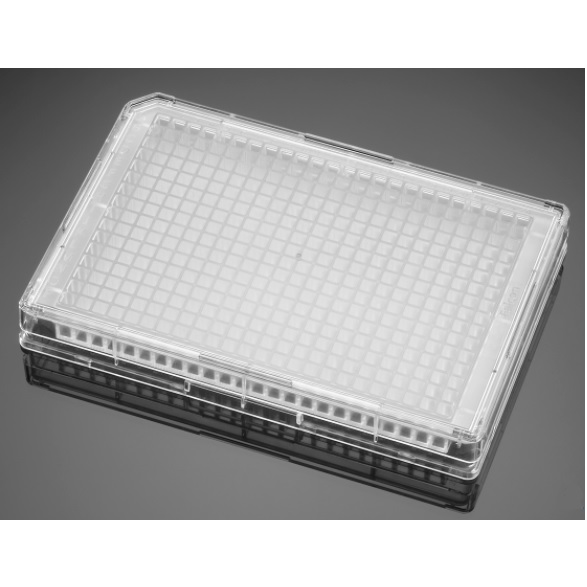 Corning® BioCoat® Collagen I 384-well Clear Flat Bottom TC-treated Microplate with Lid, Sterile, 50/Case