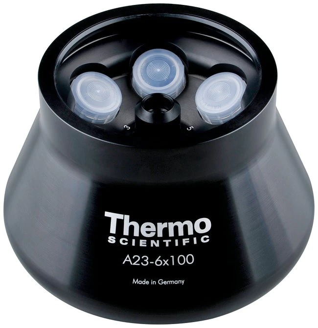 Thermo Scientific™ A23-6 x 100 Fixed Angle Rotor, For Sorvall LYNX 6000 and 4000 Superspeed Centrifuges