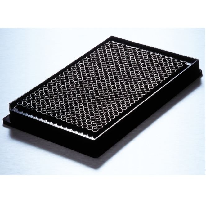 Corning® Low Volume 384-well Black/Clear Flat Bottom Polystyrene TC-treated Microplate, with Lid, Sterile