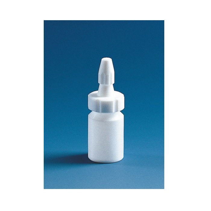 BRAND™ Dropping Bottle, PTFE, With Dropper Nozzle and Threaded Cap, 50 mL
