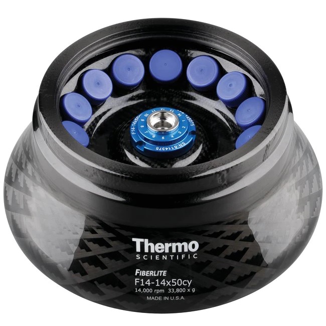 Thermo Scientific™ Fiberlite™ F14-14 x 50cy Fixed-Angle Rotor, For Sorvall LYNX 6000 and 4000 Superspeed Centrifuges