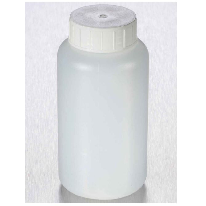 Corning® Gosselin™ Round HDPE Bottle, 250 mL, 37 mm White Cap with Seal, Assembled
