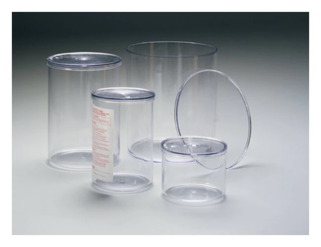 Thermo Scientific Wide-Mouth Short-Profile Clear Glass Jars with Closure,  Quantity: Case of 24