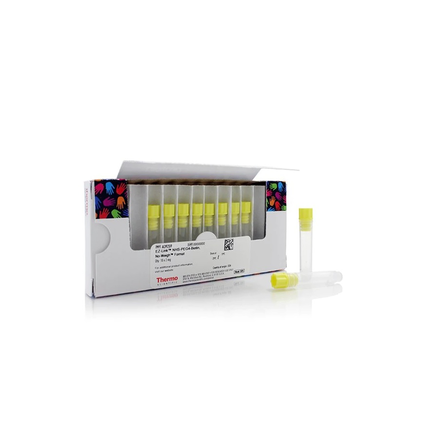 Thermo Scientific™ EZ-Link™ NHS-PEG4-Biotin, 10 x 2 mg