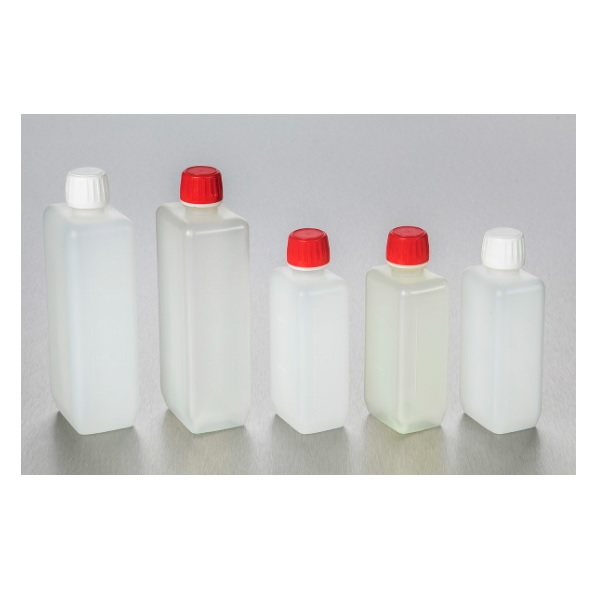 Corning® Gosselin™ Rectangular PP Bottle, 500 mL, Graduated, 20 mm Tamper-evident Cap with Shaped Seal, Sterile, 1/Bag