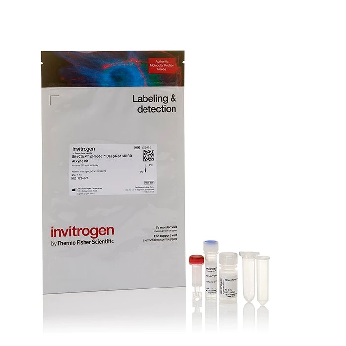 Invitrogen™ SiteClick™ sDIBO Alkyne Kits for Antibody Labeling, pHrodo™ Deep Red, For up to 250 µg of Ab