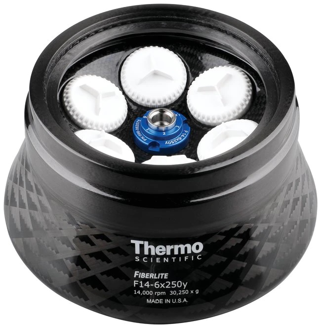 Thermo Scientific™ Fiberlite™ F14-6 x 250y Fixed-Angle Rotor, For Sorvall LYNX 6000 and 4000 Superspeed Centrifuges