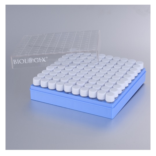 Biologix™ CryoKING Combo, 0.5ml Vials + 1 inBox, External, 100-Well