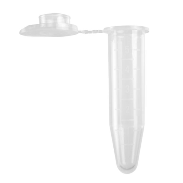 Axygen® 5.0 mL MaxyClear Snaplock Microcentrifuge Tube, Polypropylene, Clear, Nonsterile