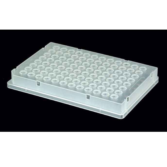 Axygen® 96-well Polypropylene PCR Microplate, Full Skirt, Clear, Nonsterile