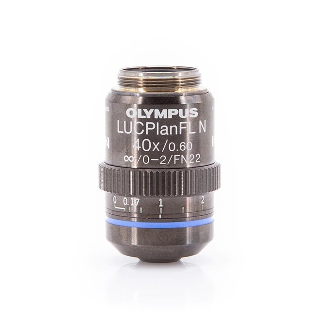 Invitrogen™ Olympus™ 40X Objective, fluorite, 0.60NA/2.7–4.0WD, correction collar (0–2.0 mm)