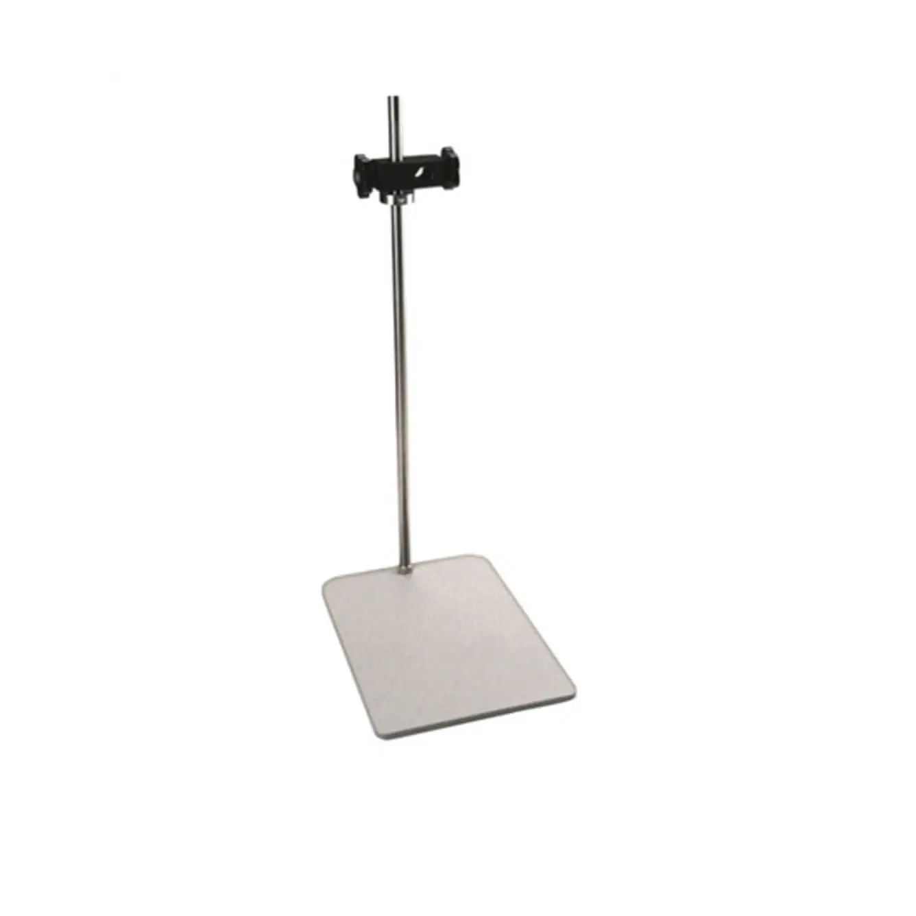 D-Lab Universal plate stand (W x D: 20 x 31cm), including support holder (H: 78 cm) and fixing device Grey