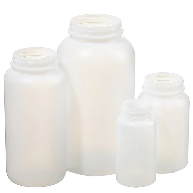Thermo Scientific™ Wide-Mouth HDPE Packers without Caps: Bulk Pack, Unprocessed, 1000 mL, Case of 90