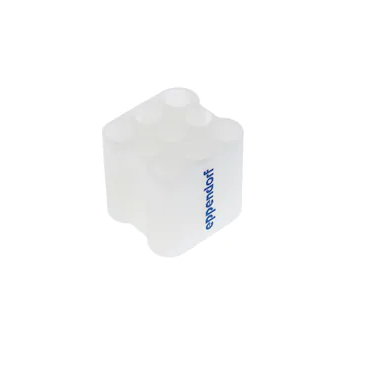 Eppendorf Adapter, for 9 round-bottom tubes 75 mm, for 90 mL rectangular bucket in Rotor A-4-38, ⌀12 mm, 2 pcs.