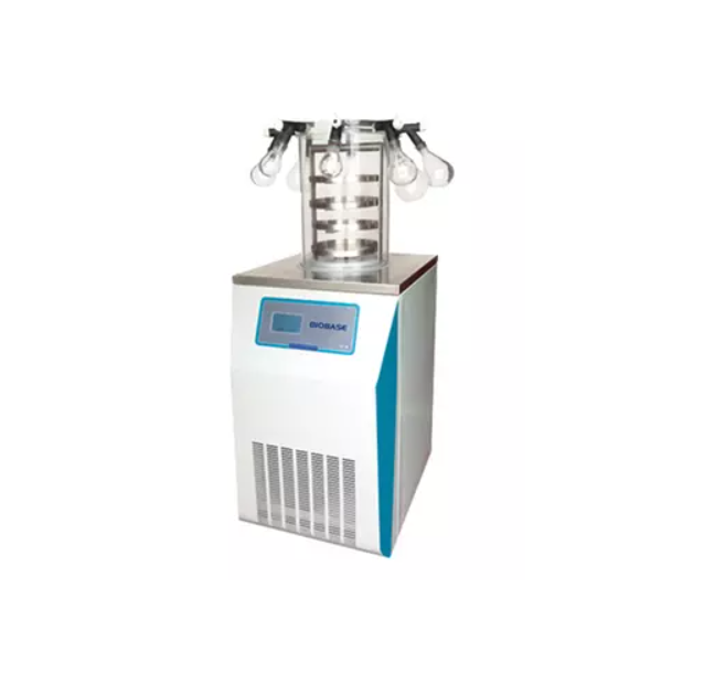 BIOBASE™ Vertical Freeze Dryer, Standard chamber with 8 port manifold, Cold Trap Temperature -55/-80