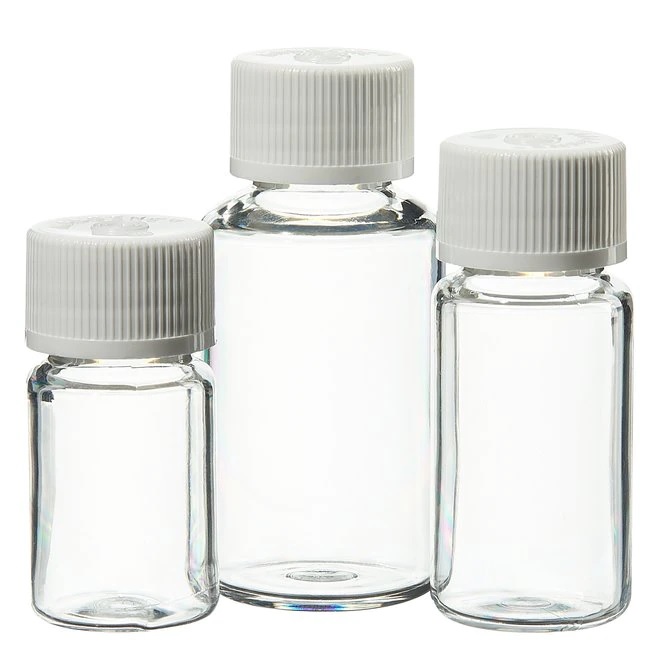 Nalgene™ Clear PETG Diagnostic Bottles with Closure: Sterile, Bulk Pack, 5 mL