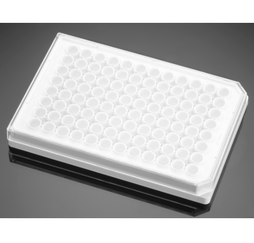 Falcon® 96-well White Flat Bottom TC-treated Microtest Assay Microplate, with Lid, Sterile